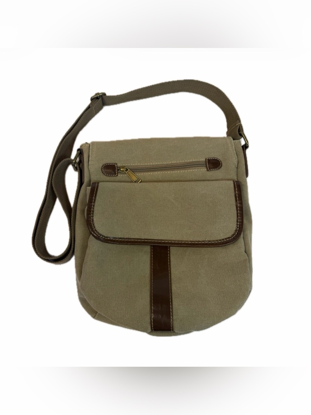 CargoIT Messenger Bag Purse Khaki Women's Purse Handbag Canvas Gorpcore/utility